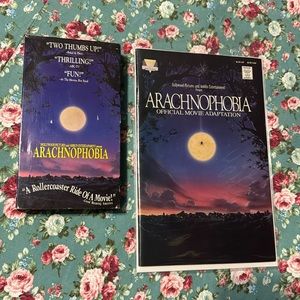 Arachnophobia 📼 VHS & Comic Book. Both in good condition. Are you afraid?🕷️🕸️